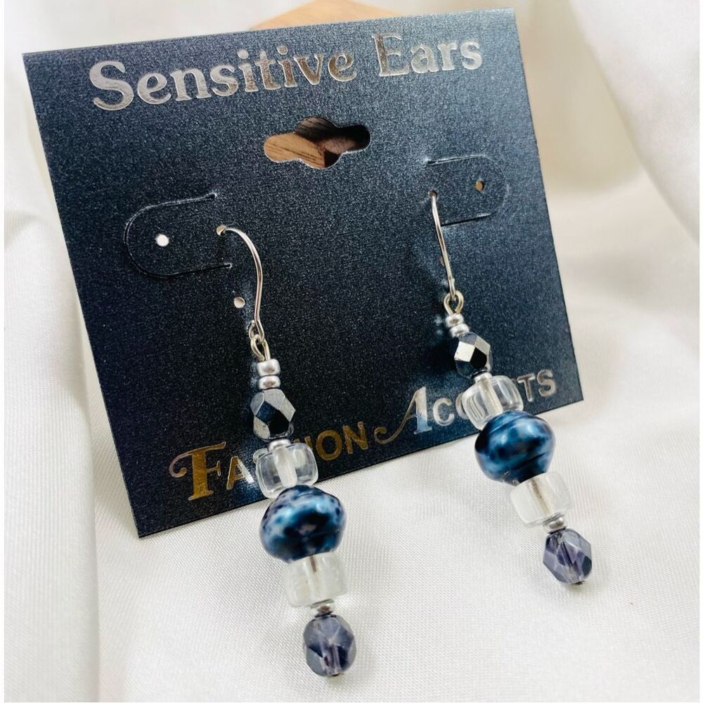 Fashion Accents Sensitive Ears Dangle Earrings